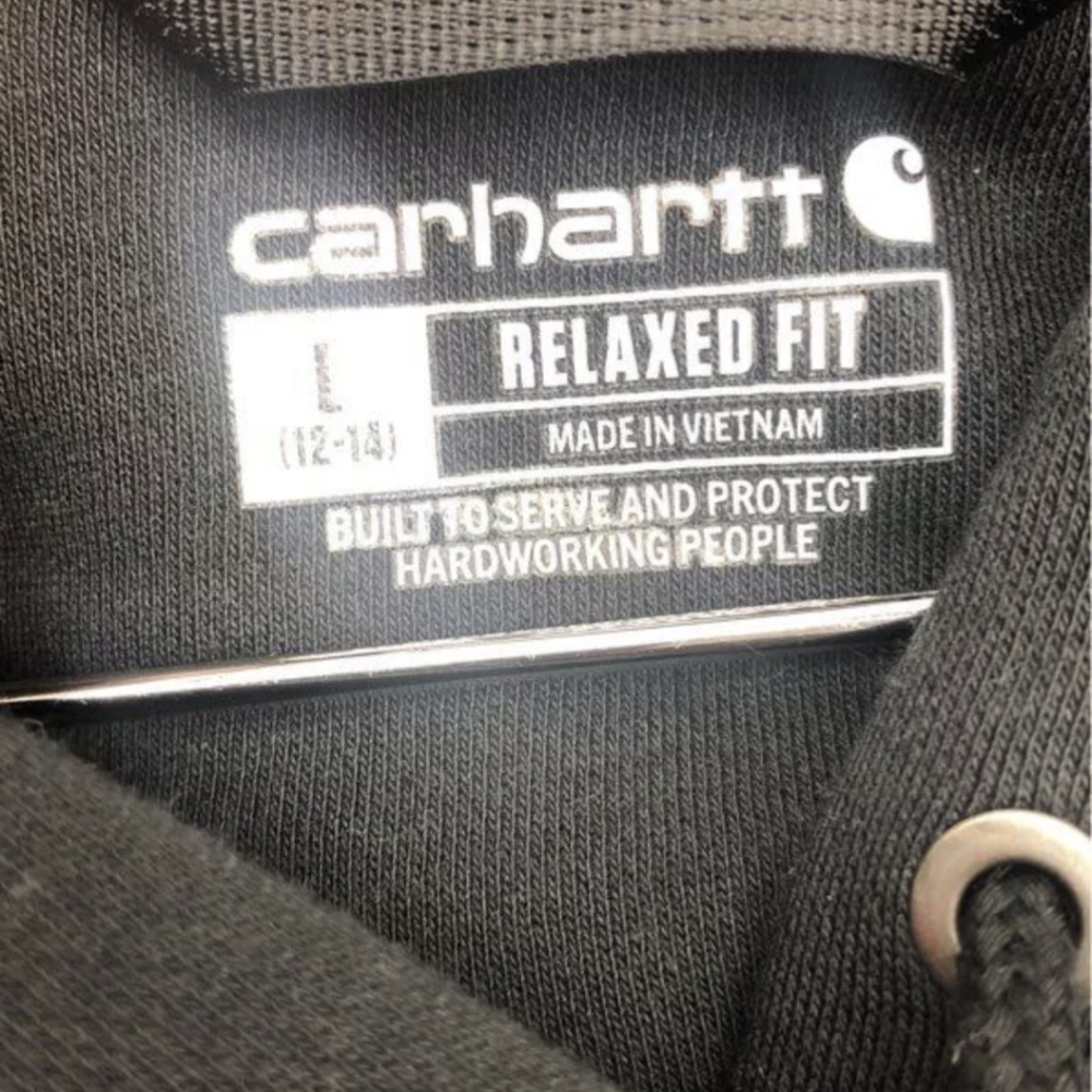 Carhartt Relaxed Fit Logo Sleeve Graphic Black Sweatshirt Size L NWT MSRP $49.99 - Picture 5 of 6